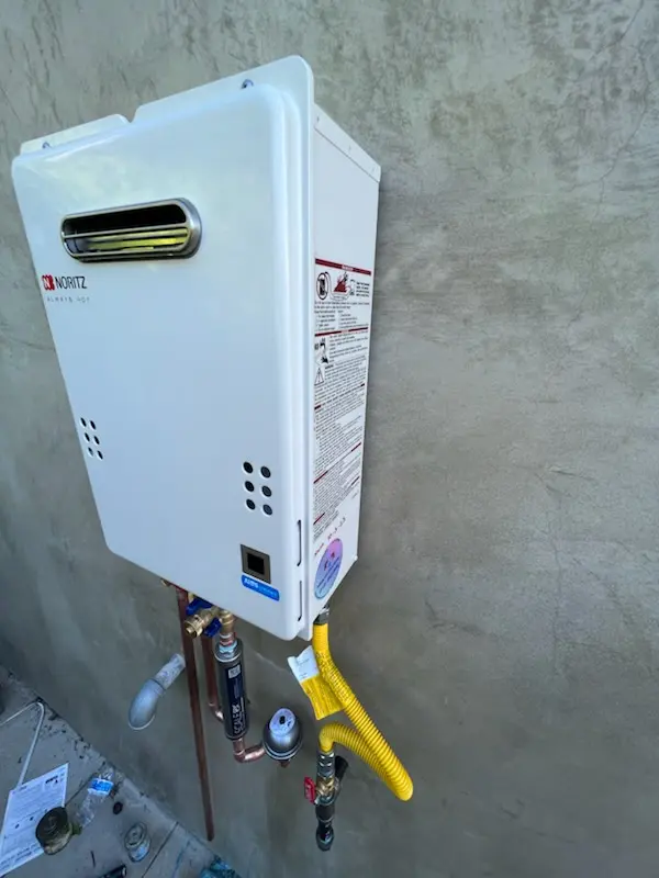 Tankless water heater installation for Pineview Estates homes